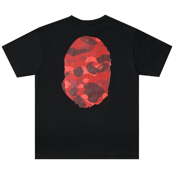BAPE Color Camo Big Ape Head T-shirt Black Red | A Bathing Ape - Picture 2 of 2